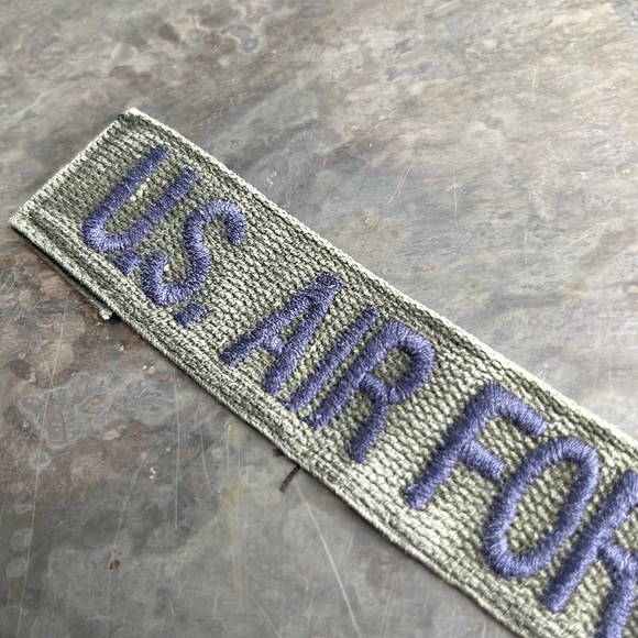 U.S. AIR FORCE embroidered tape patch - Vintage - Picture 6 of 10